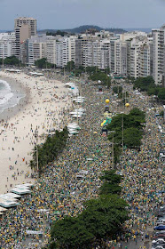 13 de março de 2016 no Rio de Janeiro, Copacabana.