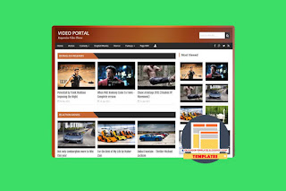 Video Portal Blogger Template