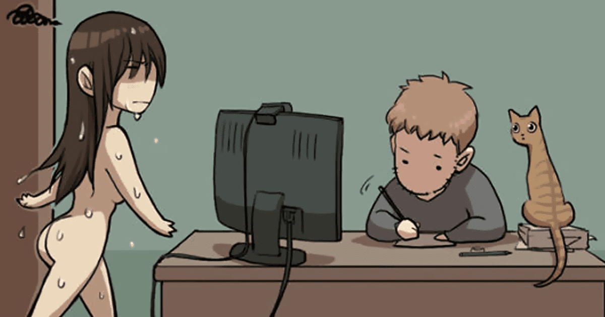 Artist Illustrates Cute Comics About Her Daily Life With Her Partner And Her Cat
