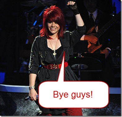 Allison Iraheta Voted Off May 6 (5-06-09)