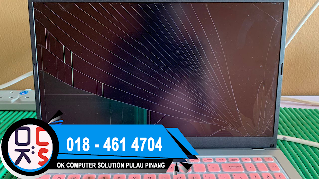 SOLVED : KEDAI LAPTOP BATU MAUNG | ASUS UX591JW | SCREEN PROBLEM | NEW SCREEN REPLACEMENT