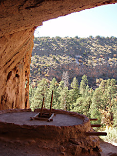 200 feet up in a Cave Dwelling