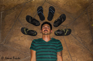 Justin with is Z1, Z2, and sandal Chaco