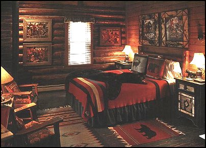 Log Cabin Bedroom Decorating Ideas