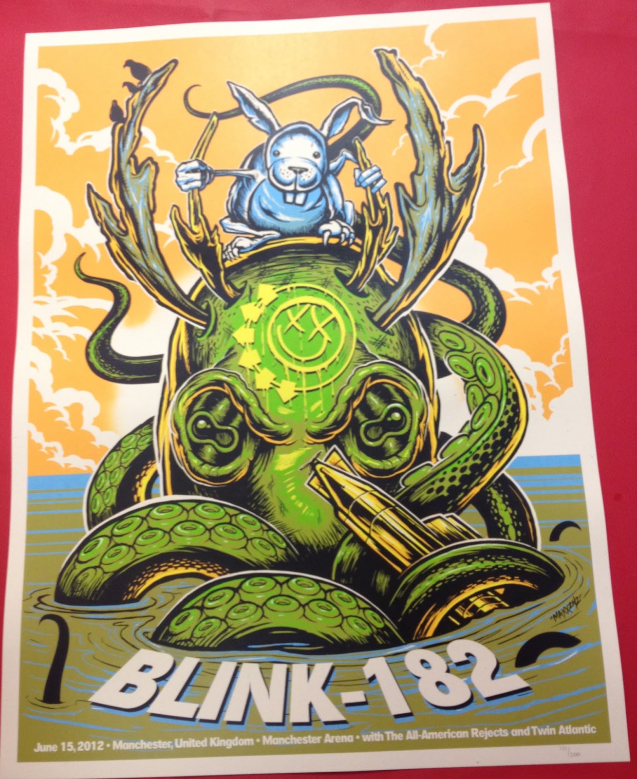INSIDE THE ROCK POSTER FRAME BLOG: Tonight's blink-182 ...