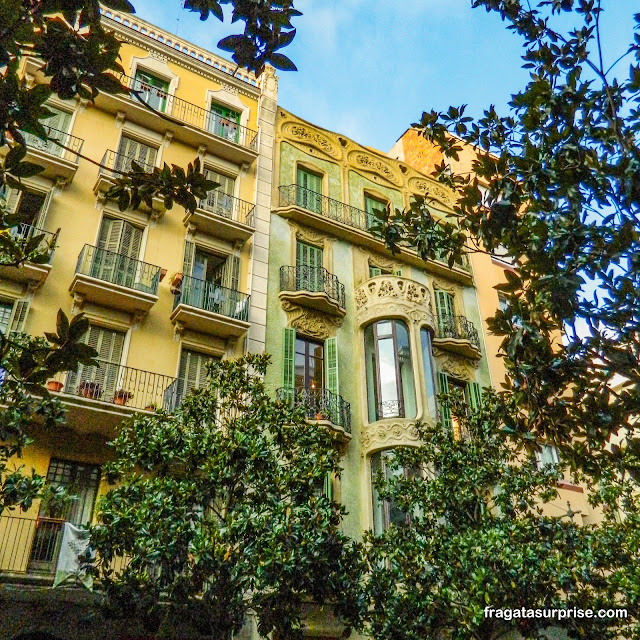 Casas modernistas em Gràcia, Barcelona