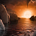 Artist’s impression of the surface of the exoplanet TRAPPIST-1f