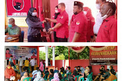 Vaksinasi Massal Digelar DPC PDI-P Kabupaten Lampung Utara