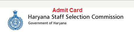 HSSC admit card