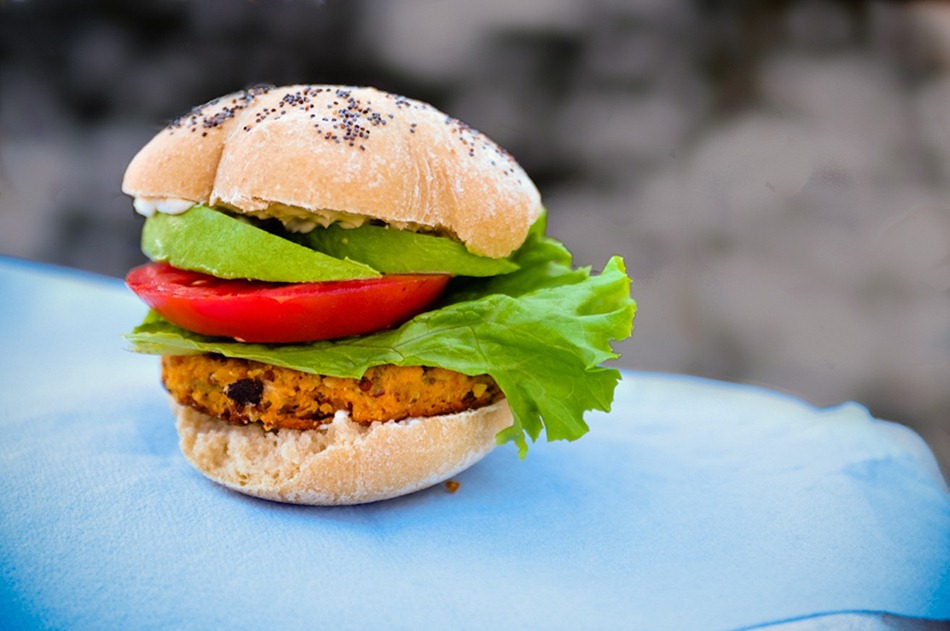 sweet potato burger