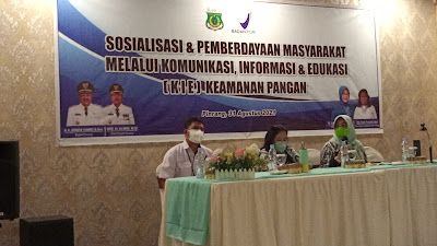 Dinkes Pinrang Gandeng BPOM Gelar Sosialisasi Pemberdayaan Masyarakat Terkait Keamanan Pangan 