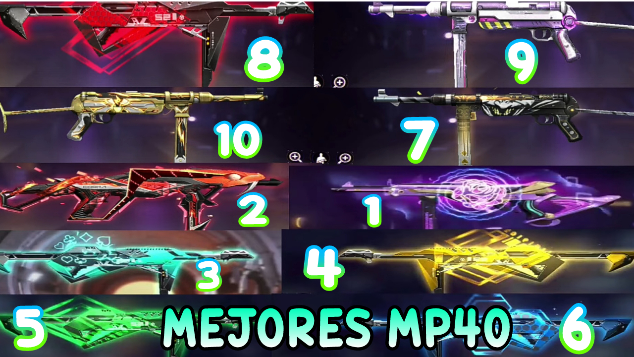 ¿Cuál es la mejor MP40 de todo Free Fire?