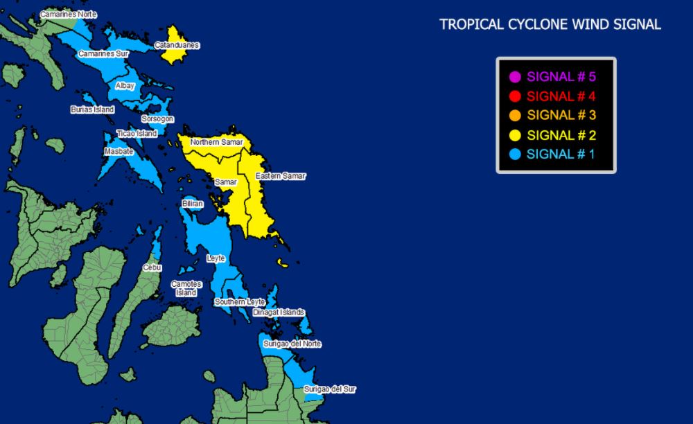 'Bagyong Bising' PAGASA Signal