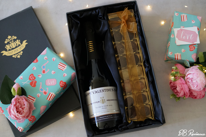 Personalised Bottle of Prosecco with Chocolate Truffles Gift Box from Red Letter Days