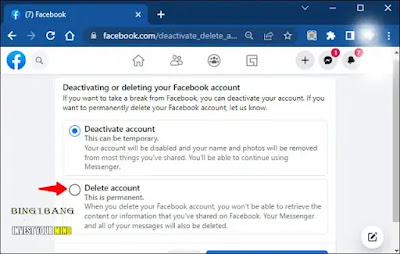 كيف يتم غلق حساب الفيس بوك نهائيا