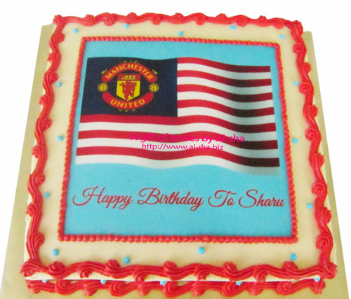 Birthday Cake Edible Image Jalur Gemilang