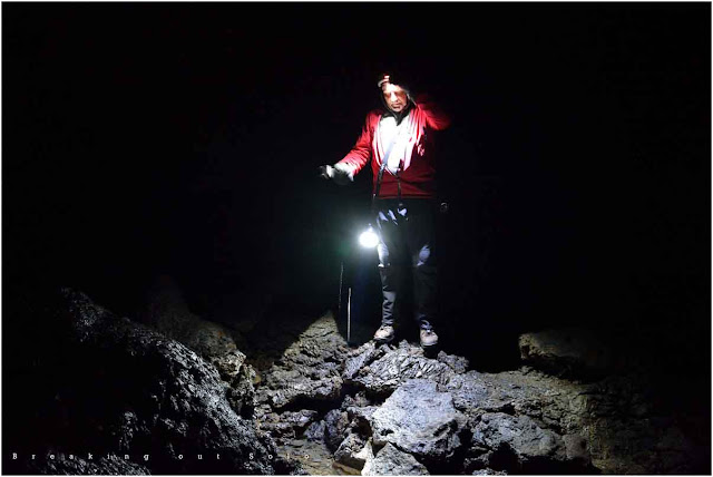 Iceland lava cave