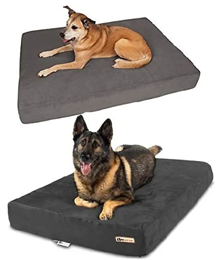 Orthopedic Dog Beds by Big Barker: High Density Mattress Foam for Pets - Able to Provide Relief to Dogs Suffering from Joint Pains