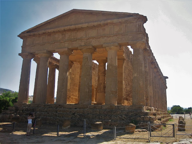 Agrigento - Templo de la Concordia en el Valle de los Templos