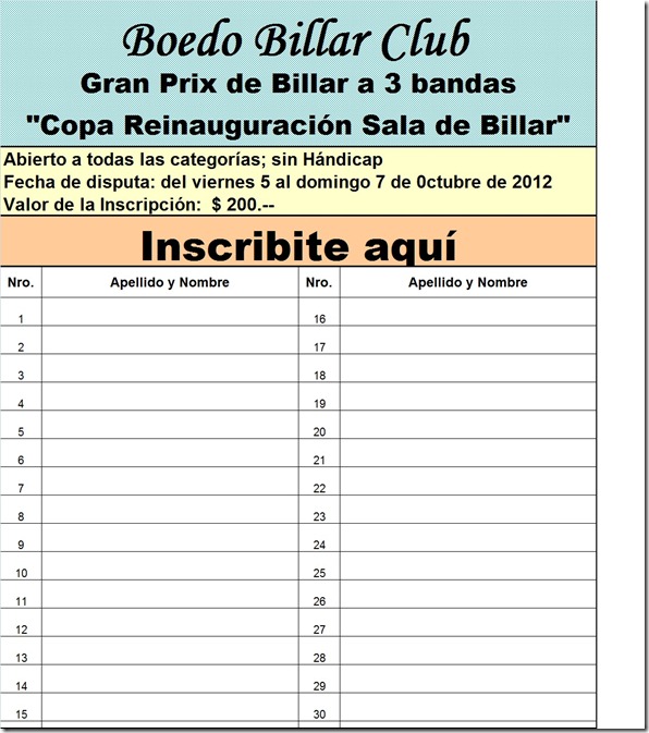 Boedo Billar Club 15set2012 b