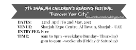 Sharjah Children's Reading Festival @colorsofourrainbow.blogspot.ae