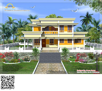 Kitchen Design Kerala on Uplex House Elevation   223 Square Meter  2400 Sq Ft     November 2011