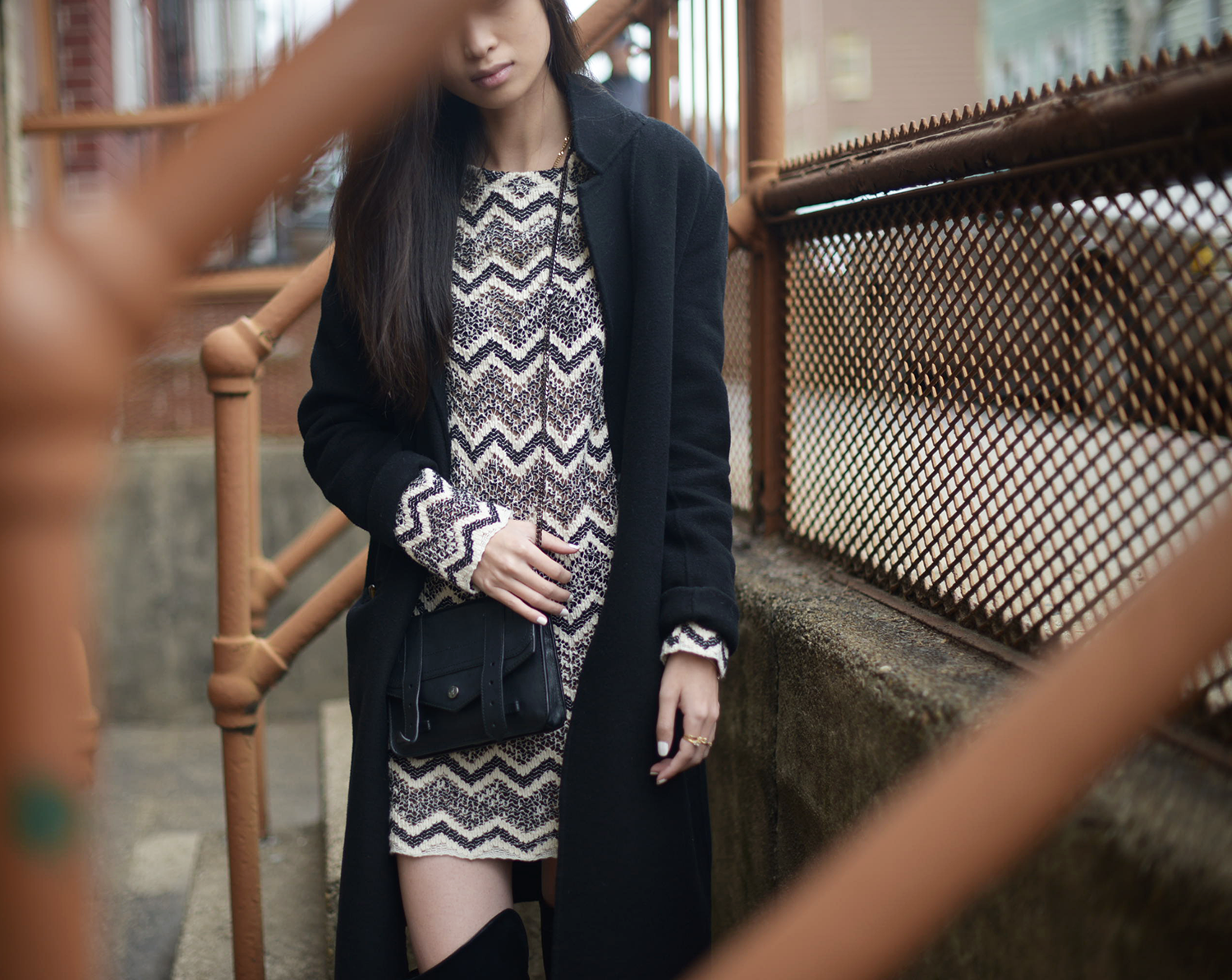 Chevron Knit Dress /  Chevron / FOREVERVANNY.com