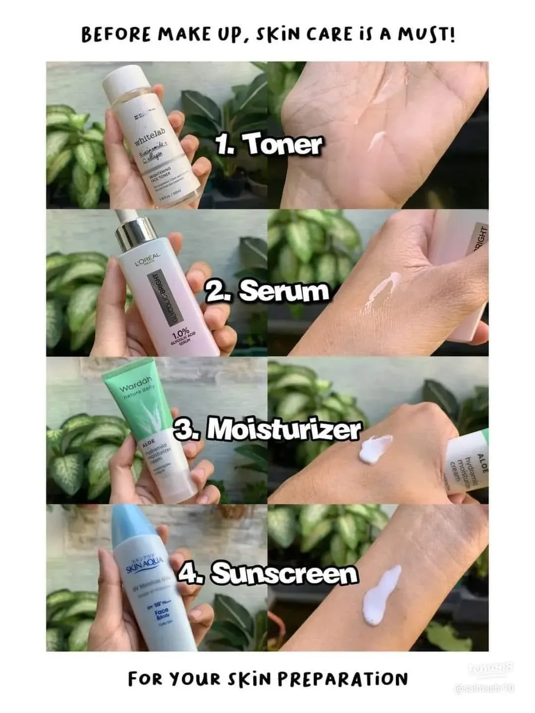 aturan pemakaian skincare yang benar