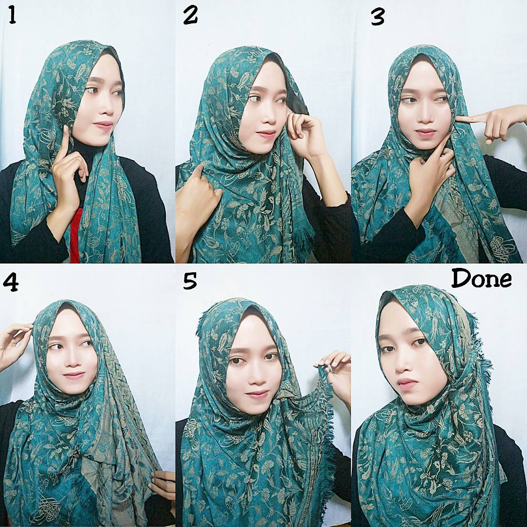 29 Ide Tutorial Hijab Qasidah Sayang Dilewatkan Tutorial Hijab