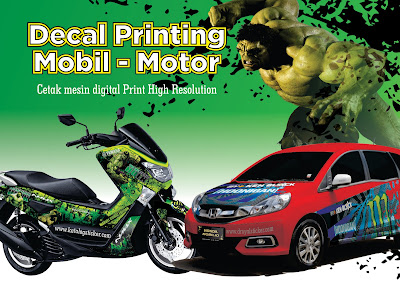 sticker mobil-motor