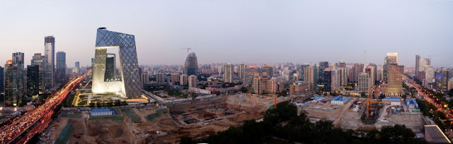 Picture of the construction site in Beijing 