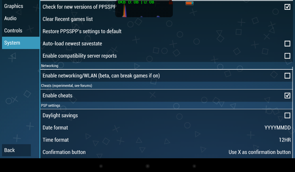 FOR GAMER: PPSSPP v0.9.6.2 best setting ideatab A1000-G ...
