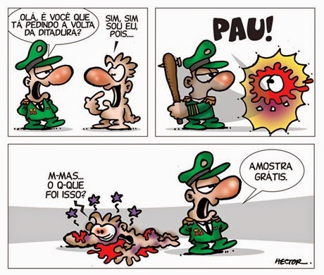 charge ditadura