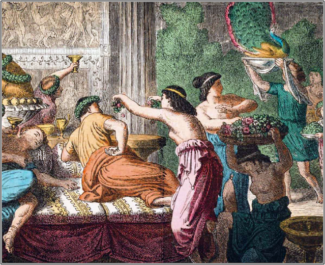 Los festines en la Roma imperial: el arte del exceso