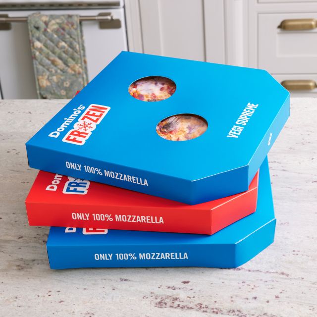 Domino's UK Frozen Pizza range.