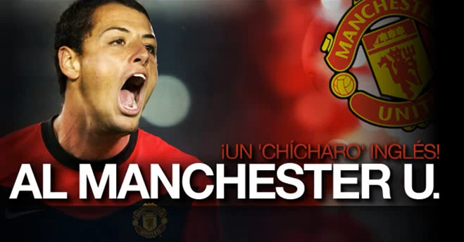 Starting a match of Chicharito in Manchester United