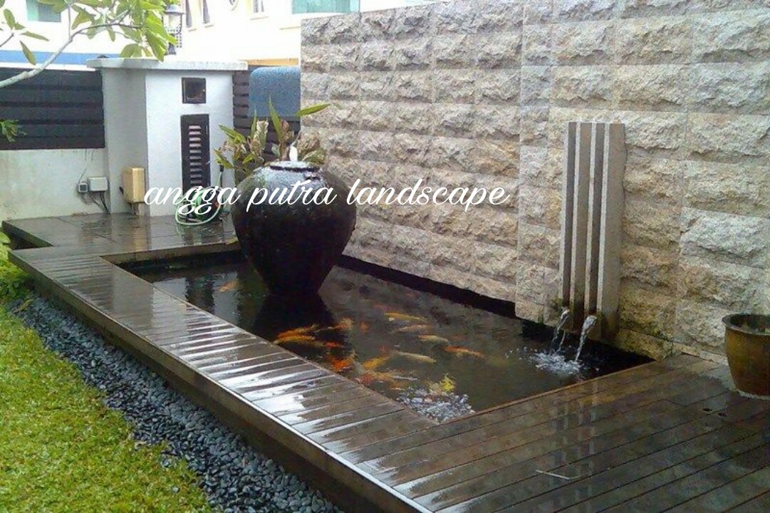 Jasa pembuatan dekorasi kolam tebing,dekorasi relief air terjun lamongan