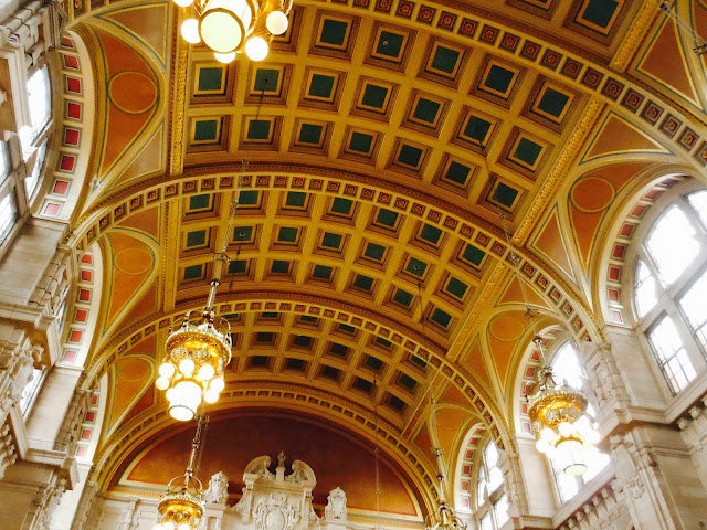 Kelvingrove, main hall ceiling.