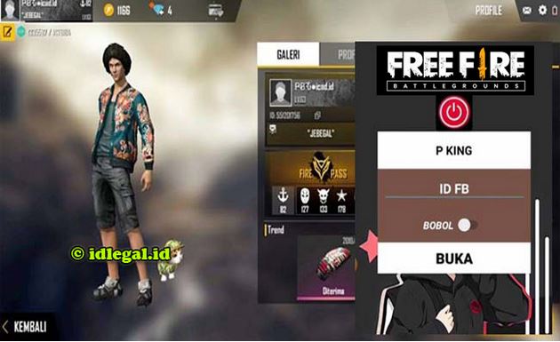 Aplikasi hack akun ff P King APK