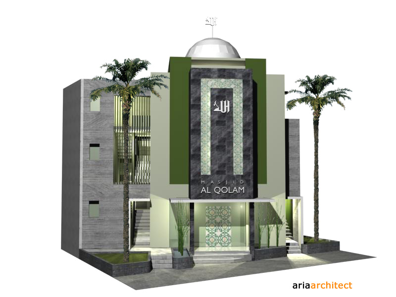 GAMBAR DESAIN  MASJID  MINIMALIS MODERN Inspirasi Desain  