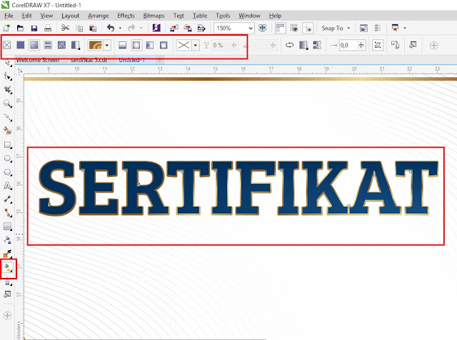 Ready To Print : Download Sertitikat CDR Coreldraw Elegant Emas