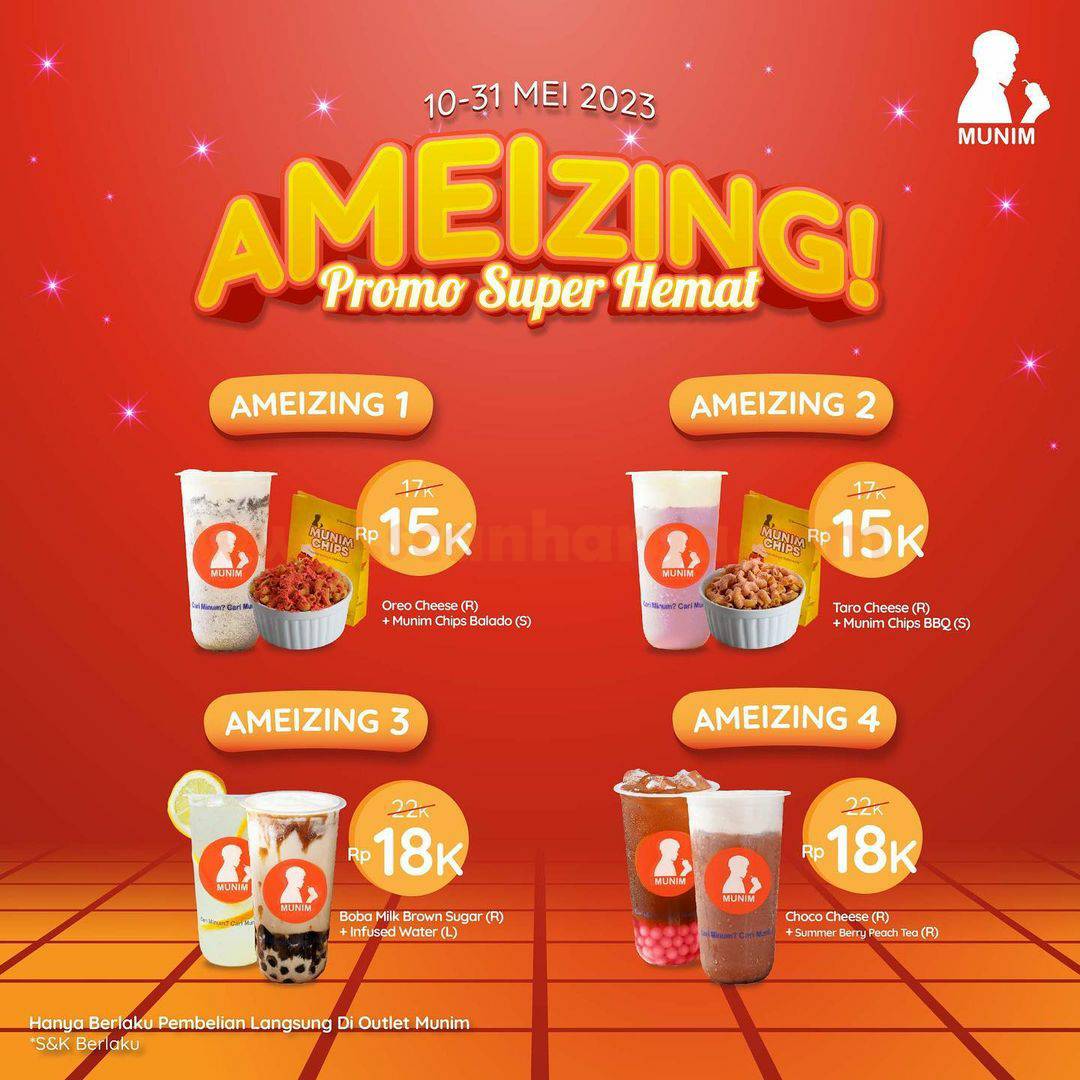 Promo MUNIM SUPER HEMAT AMEIZING Mulai 18RB