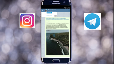 Cara menyimpan video di Instagram melalui telegram Cara Praktis Simpan Video Instagram Melalui Telegram di Android