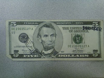 dollar bill drawing