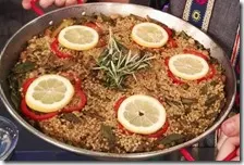 Paella di verdure