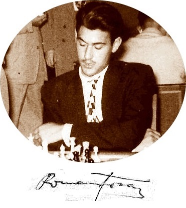 El ajedrecista español Román Torán Albero, en 1952
