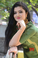 Akshitha cute beauty in Green Salwar at Satya Gang Movie Audio Success meet ~  Exclusive Galleries 002.jpg