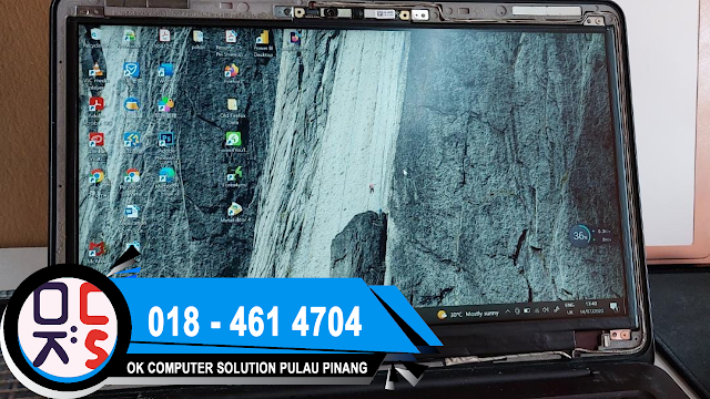 SOLVED : KEDAI LAPTOP ALMA | ASUS VIVOBOOK UX305F  | HORIZONTAL LINE ON THE SCREEN | NEW SCREEN REPLACEMENT