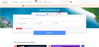 Agoda User Interface