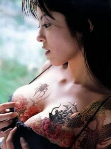 sexy girl withamazing tattoo